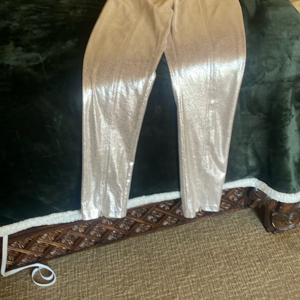 Peace of Cloth Tan Leggings Sleek Versatile